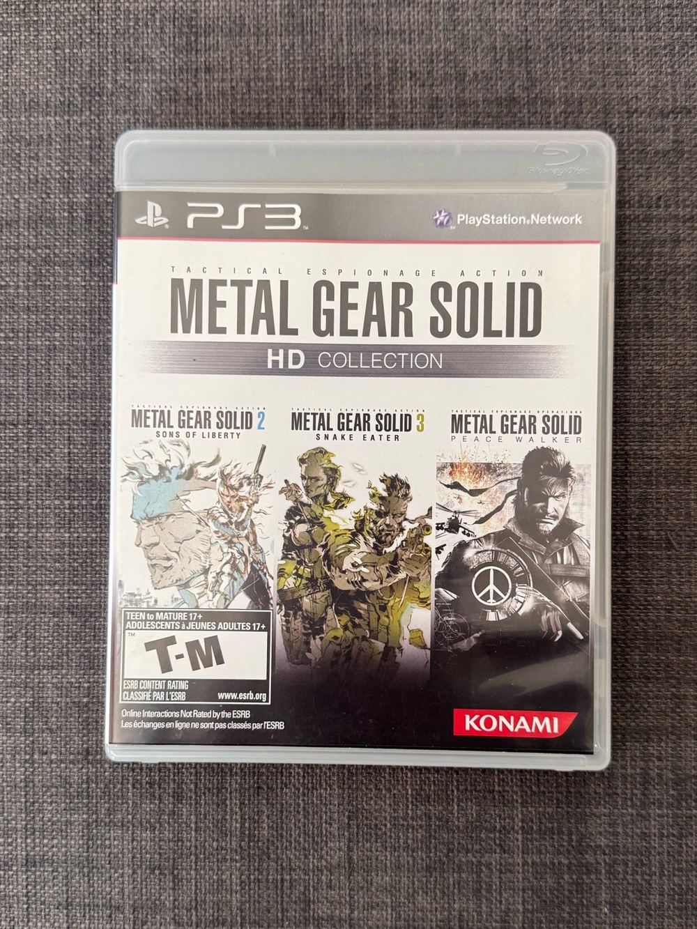 Metal Gear Solid HD Collection Sony PS3 Game Complete Playstation 3